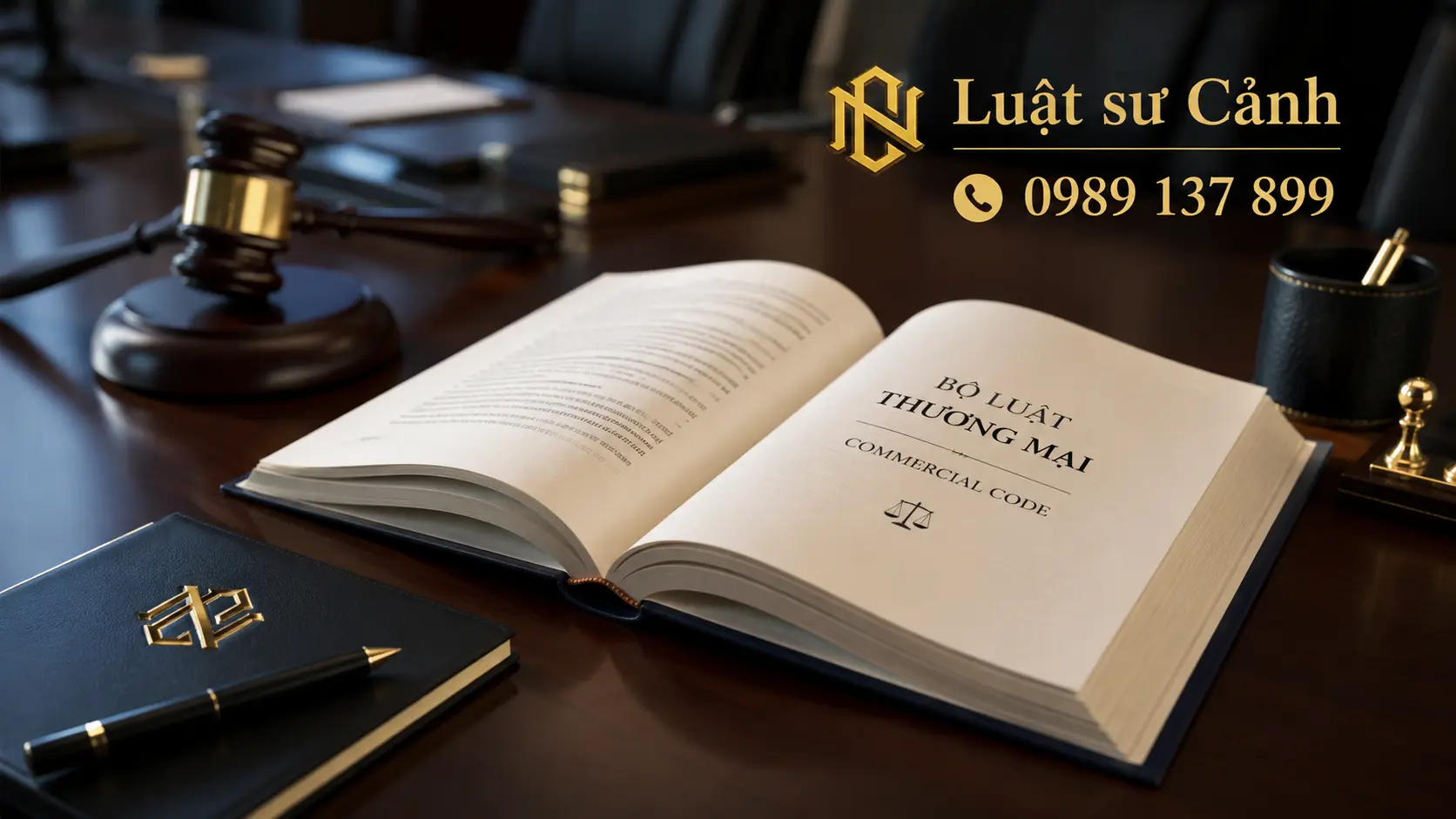 Luật sư doanh nghiệp và thương mại đang tư vấn hợp đồng