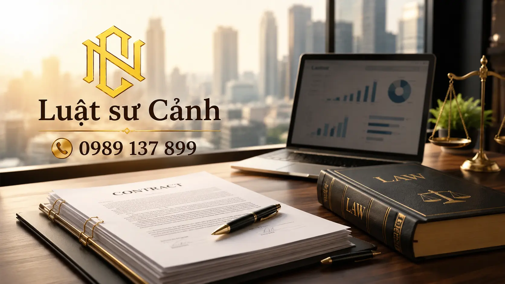 Hình ảnh luật sư doanh nghiệp và thương mại đang làm việc