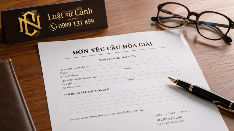 Đơn tranh chấp đất đai