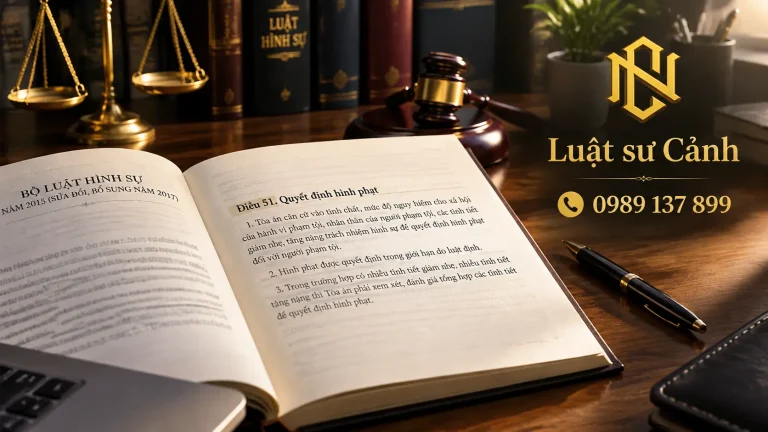 Khoản 1 điều 51 bộ luật hình sự